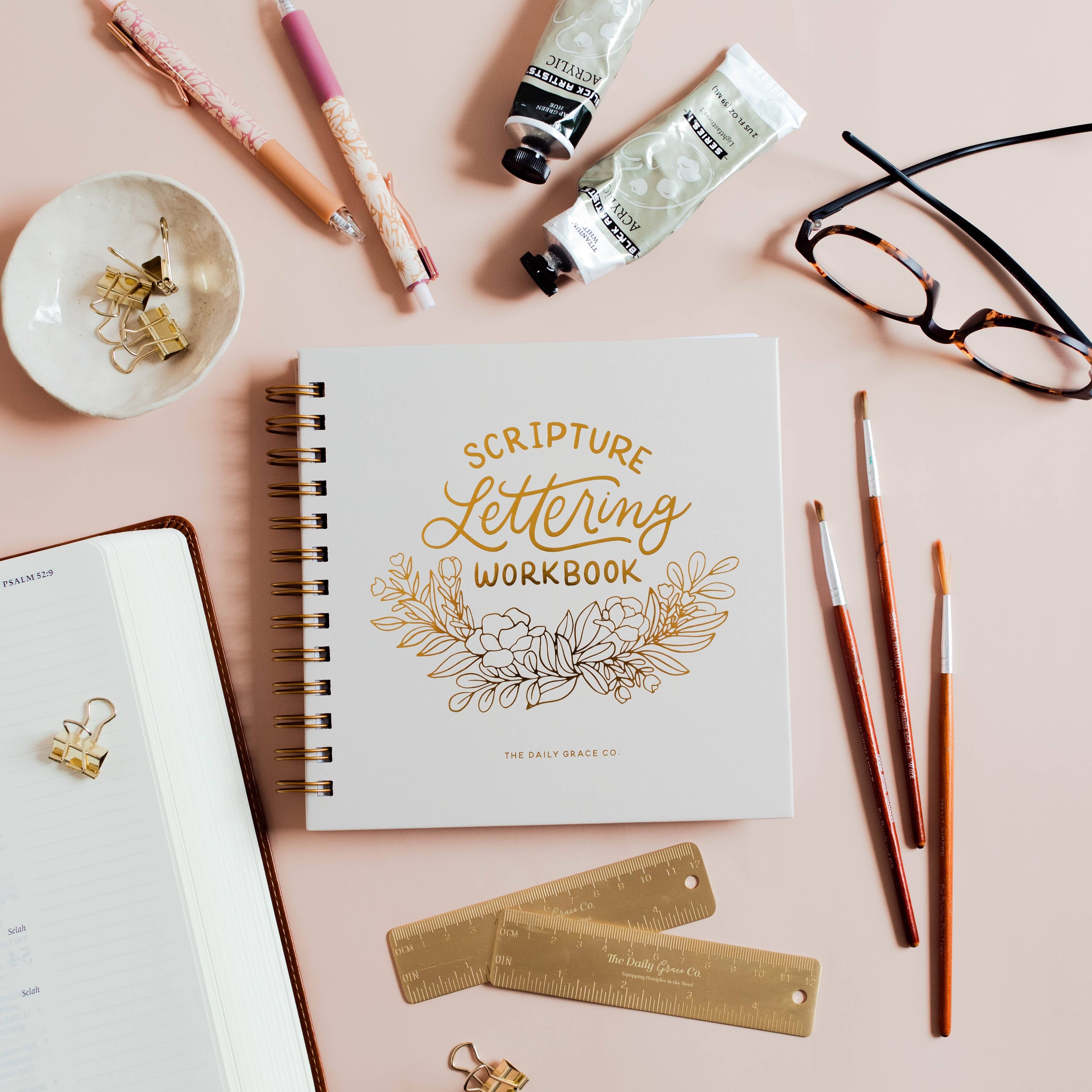 Daily Grace Scripture Lettering Workbook – Meraki Threads & Design