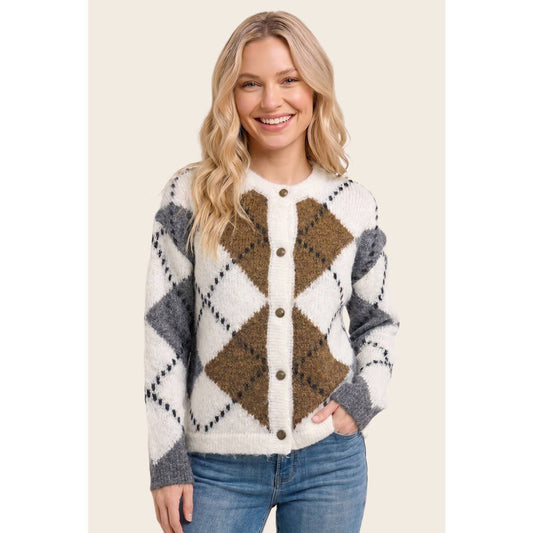 Argyle Cardigan