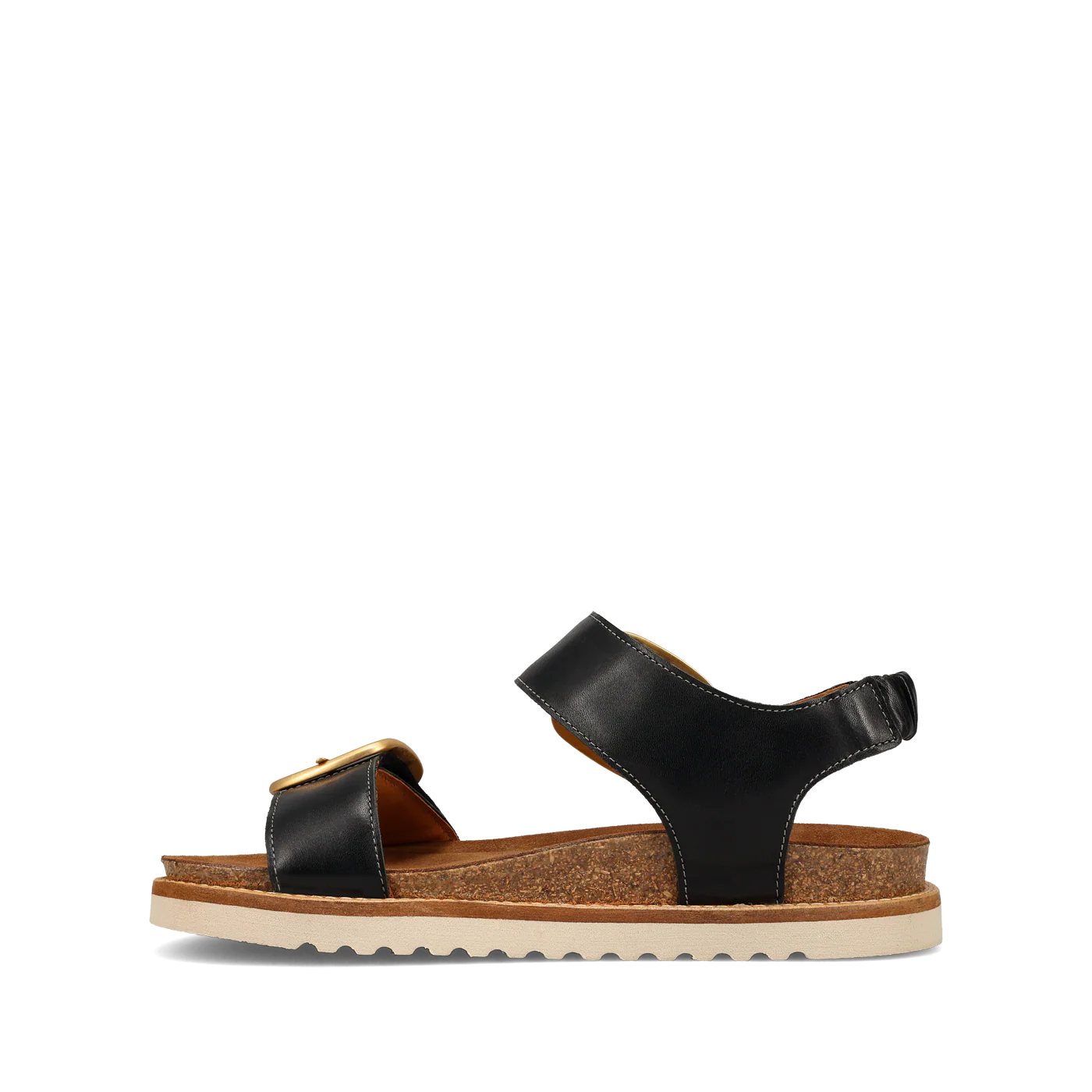 On the Double Sandal - Black