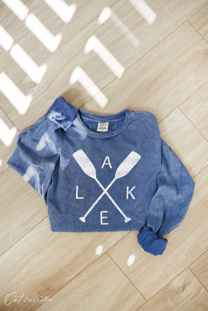 LAKE Mineral Washed Long Sleeve Graphic
