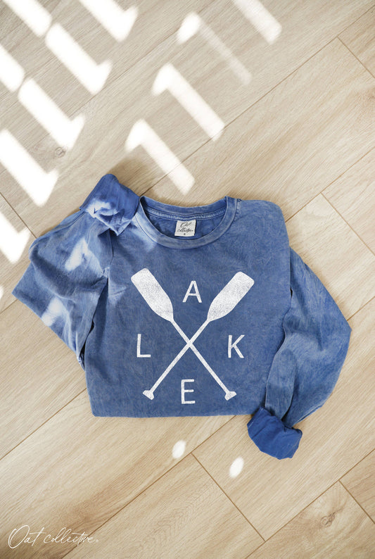LAKE Mineral Washed Long Sleeve Graphic