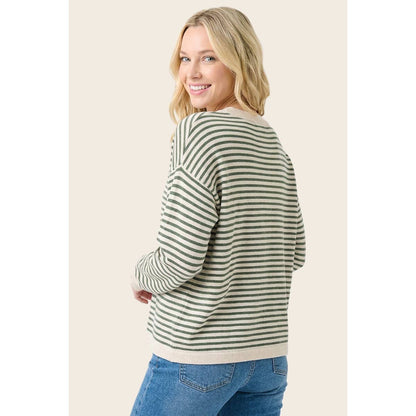Striped Reglan Sweater