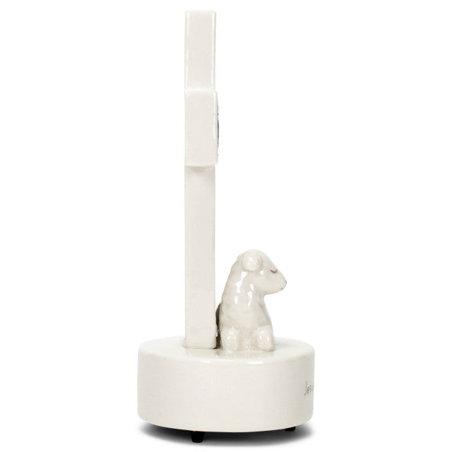 Jesus Loves Me Medallion Musical Cross