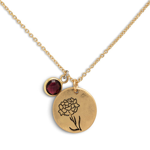 Birthstone Charm Necklace