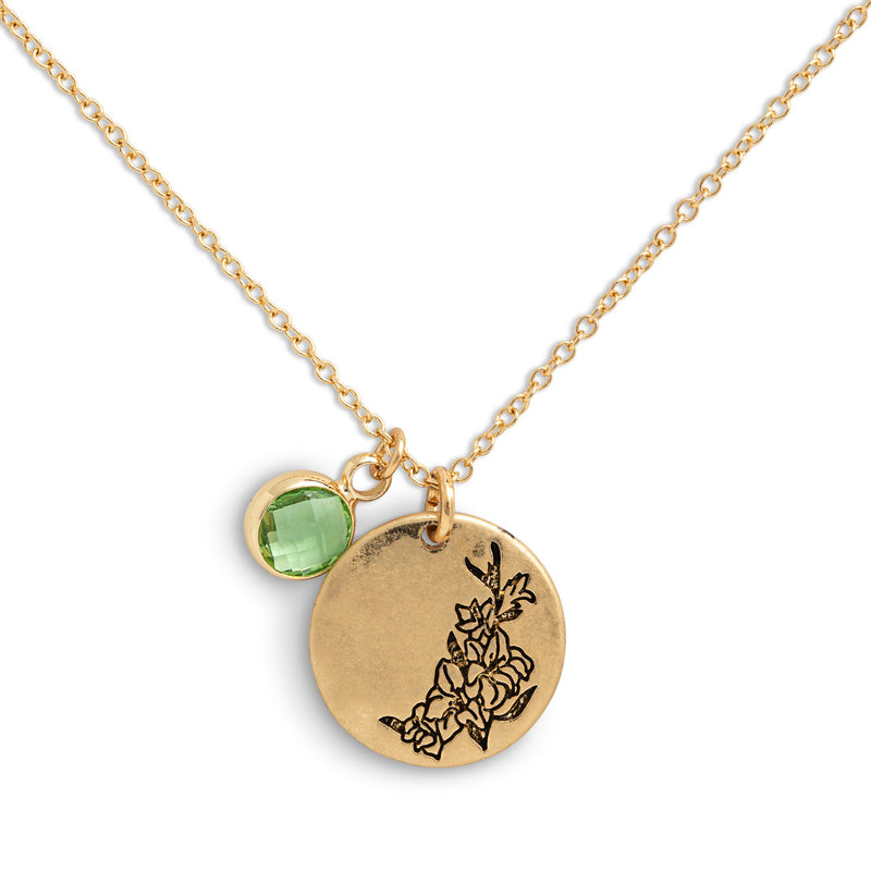 Birthstone Charm Necklace