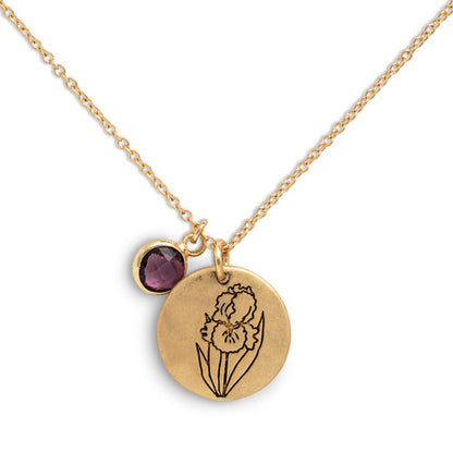 Birthstone Charm Necklace