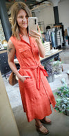 Bowie Tie Waisted Dress