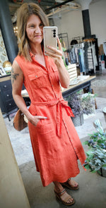 Bowie Tie Waisted Dress