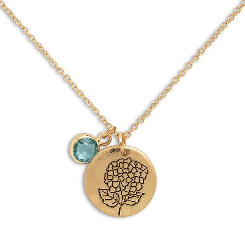 Birthstone Charm Necklace