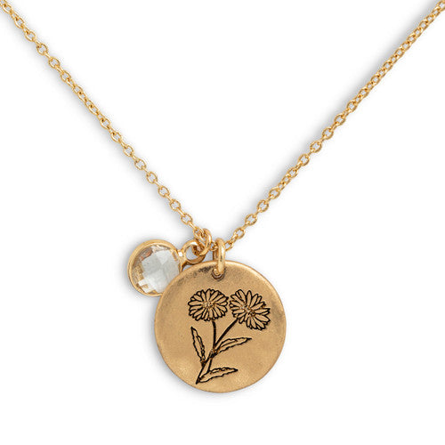 Birthstone Charm Necklace