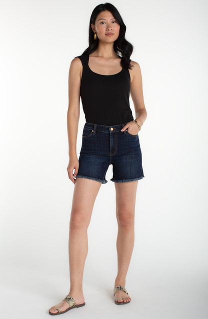 Vickie Frayed Hem Short