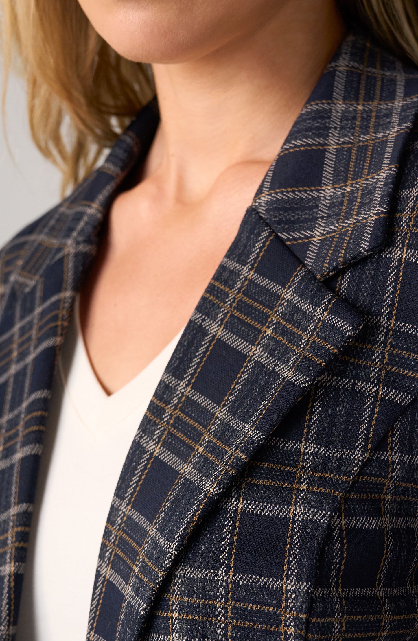 Jade Navy Boyfriend Blazer