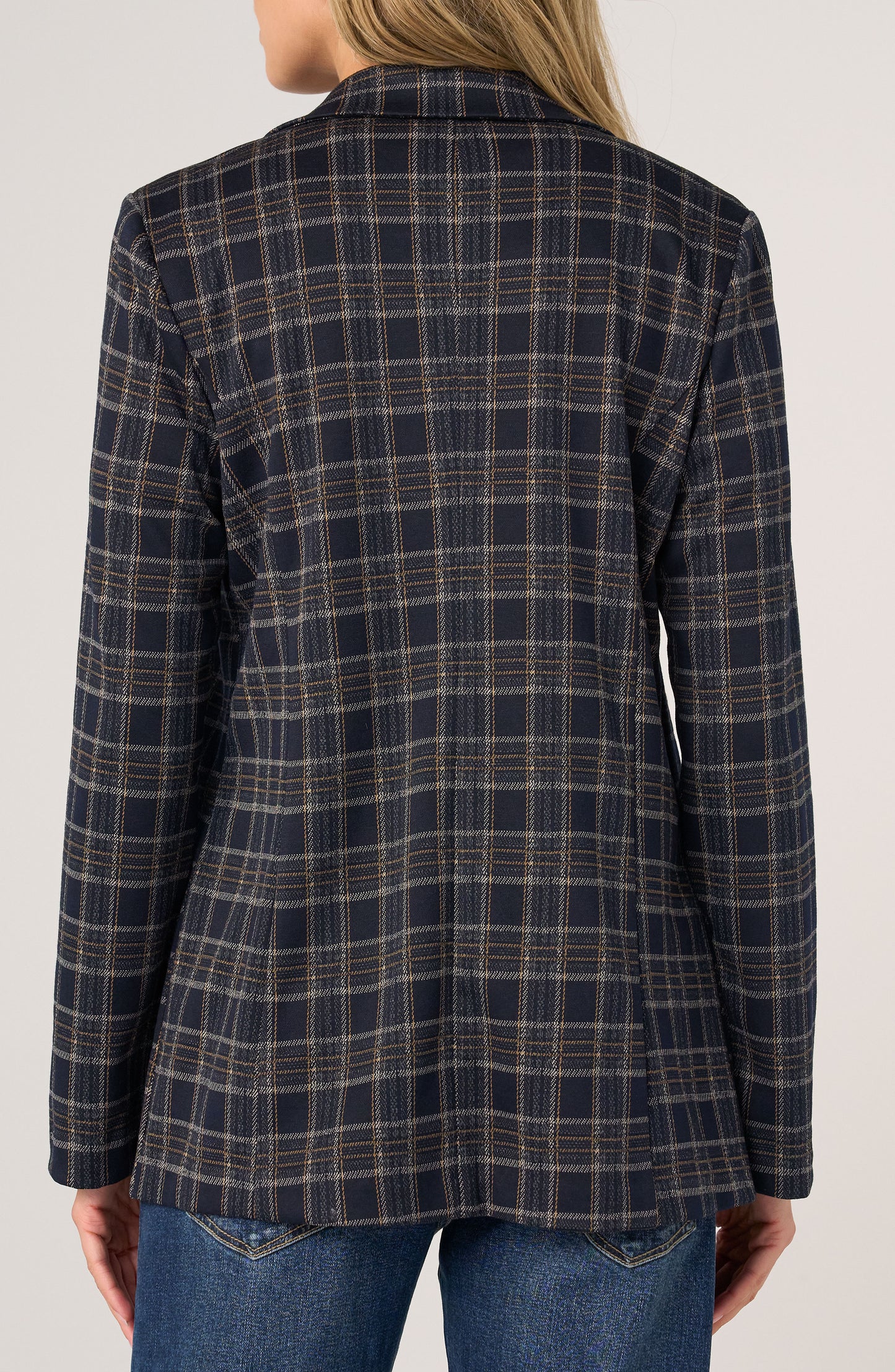 Jade Navy Boyfriend Blazer