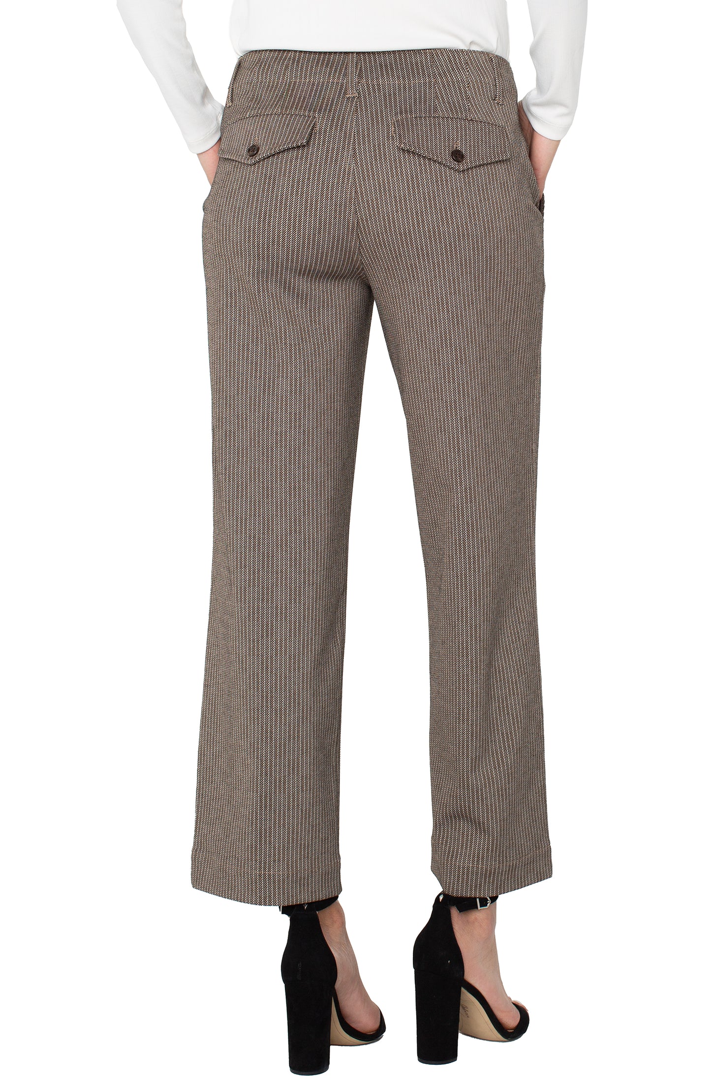 Brown Pin-Stripe Trouser - Clearance No Returns