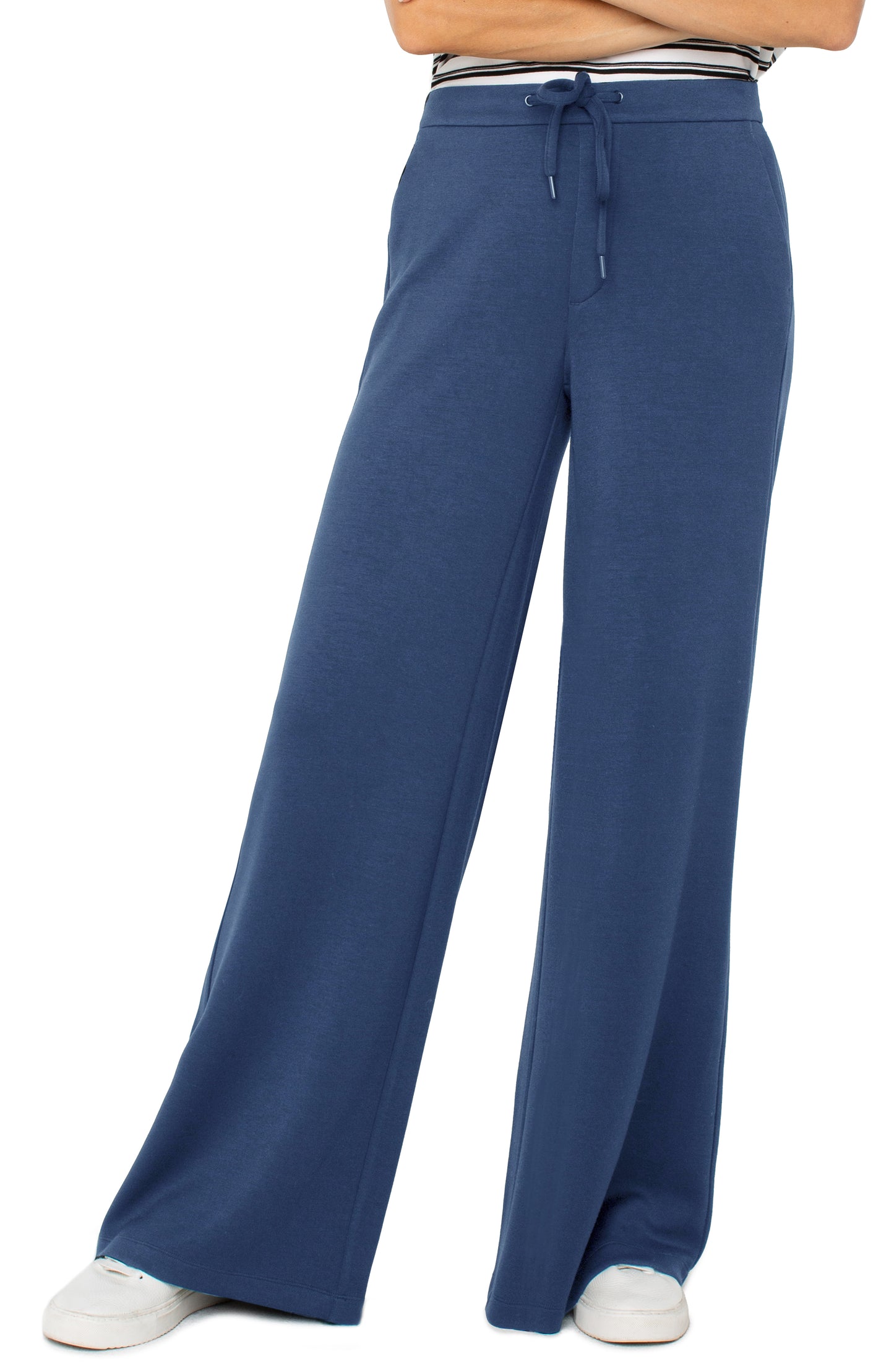 Pull On Wide Leg Trousers