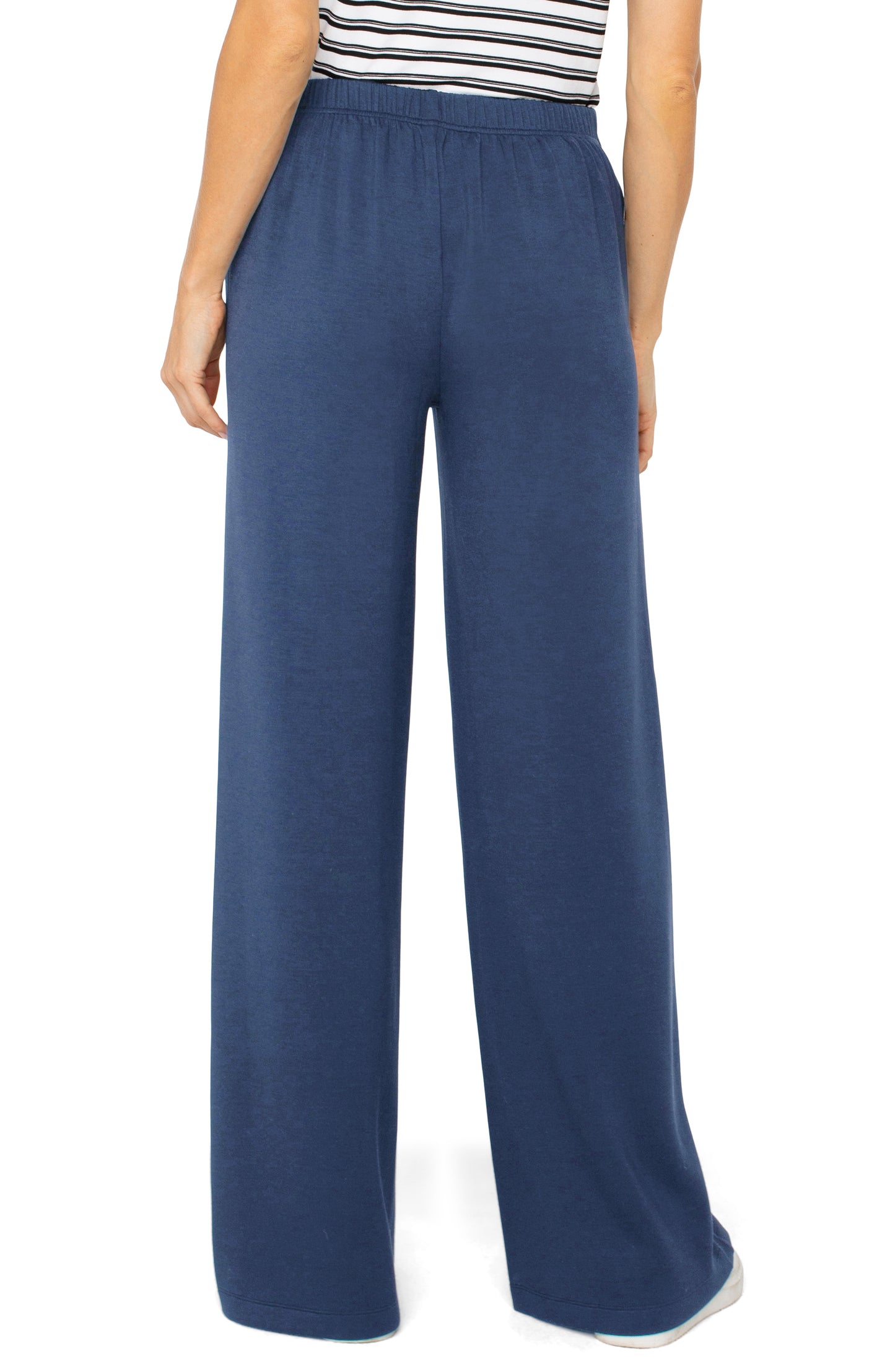 Pull On Wide Leg Trousers