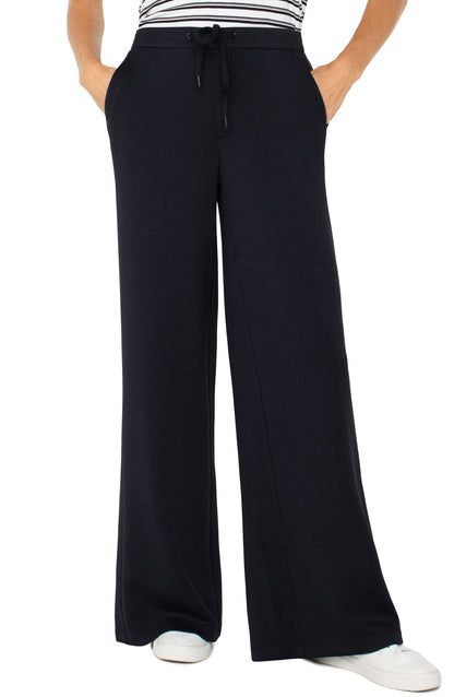 Pull On Wide Leg Trousers