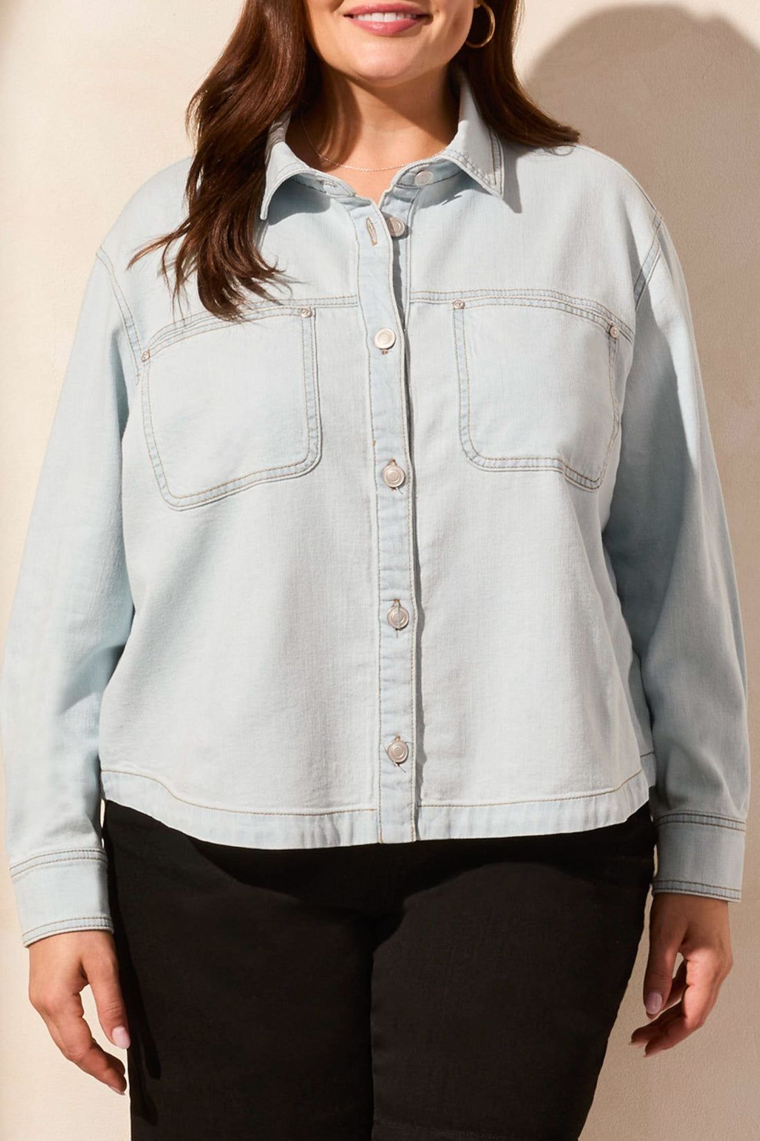 Light Denim Overshirt