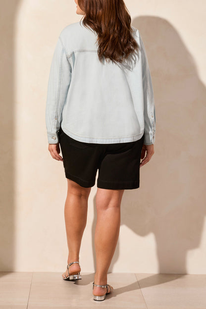 Light Denim Overshirt