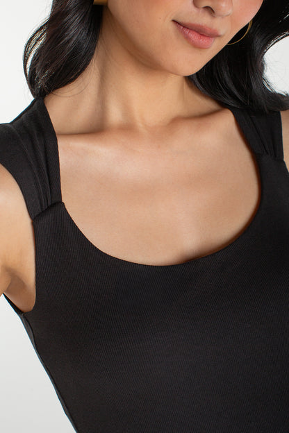 Sleeveless Built in Bra Top