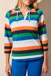 Raglan Striped Hoodie