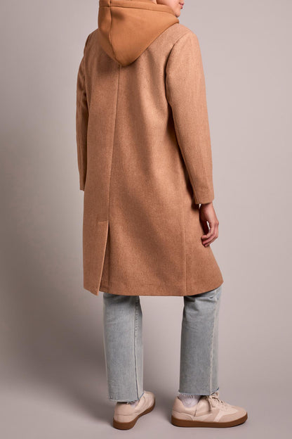 ULTRA-SOFT BRUSHED KNIT FOOLER COAT