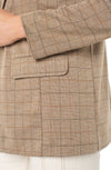 Plaid Boyfriend Blazer