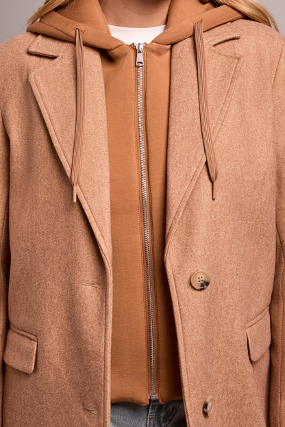 ULTRA-SOFT BRUSHED KNIT FOOLER COAT