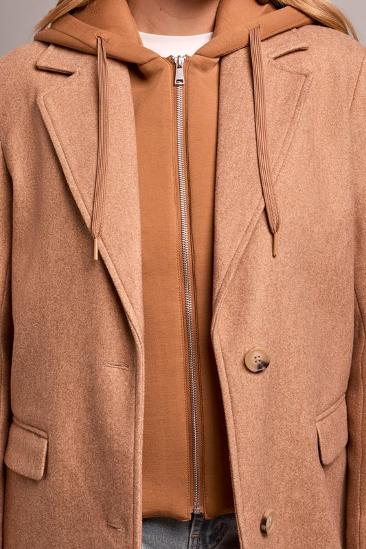 ULTRA-SOFT BRUSHED KNIT FOOLER COAT