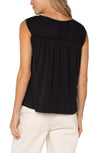 Shirred Detail Knit Tank