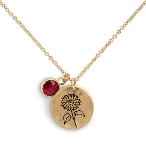 Birthstone Charm Necklace