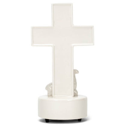 Jesus Loves Me Medallion Musical Cross