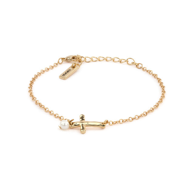 Dainty Cross Bracelet